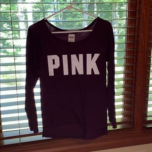 long sleeve pink shirt
